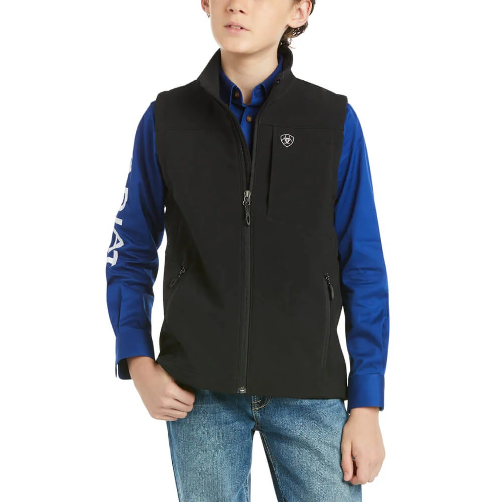 Ariat Boys Vernon 2.0 Black Softshell Vest - 10024058