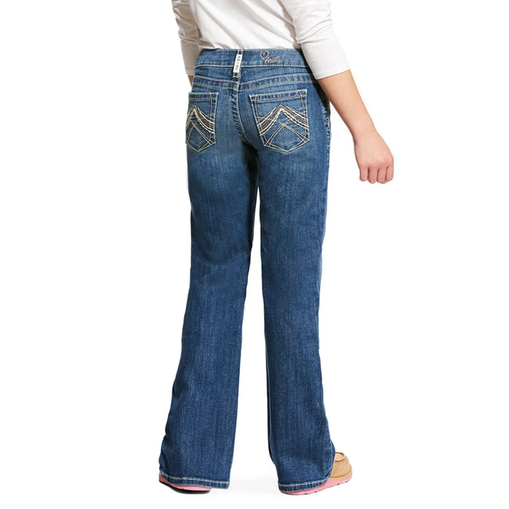 Ariat Girls R.E.A.L. Boot Cut Jeans - 10025985 - Image 2