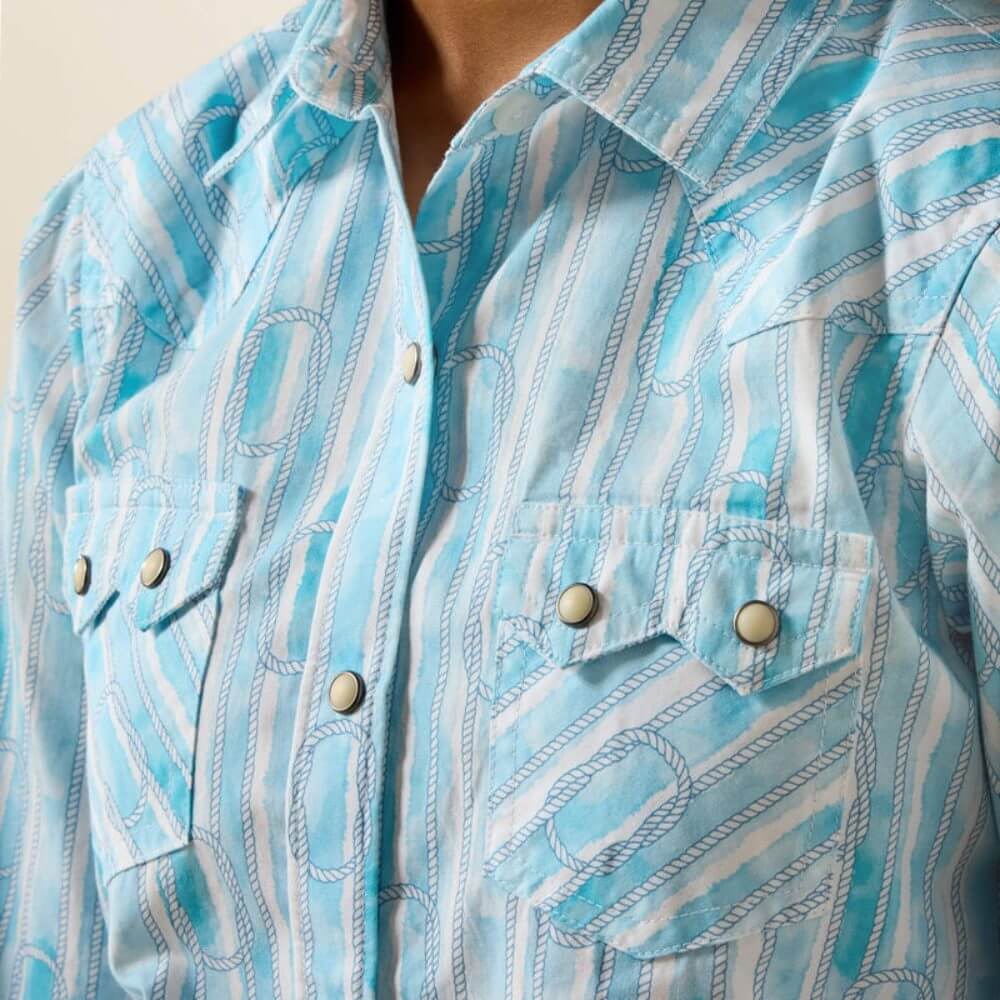 Ariat Girls Venus Shirt Roper Watercolor - 10071117 - Image 4