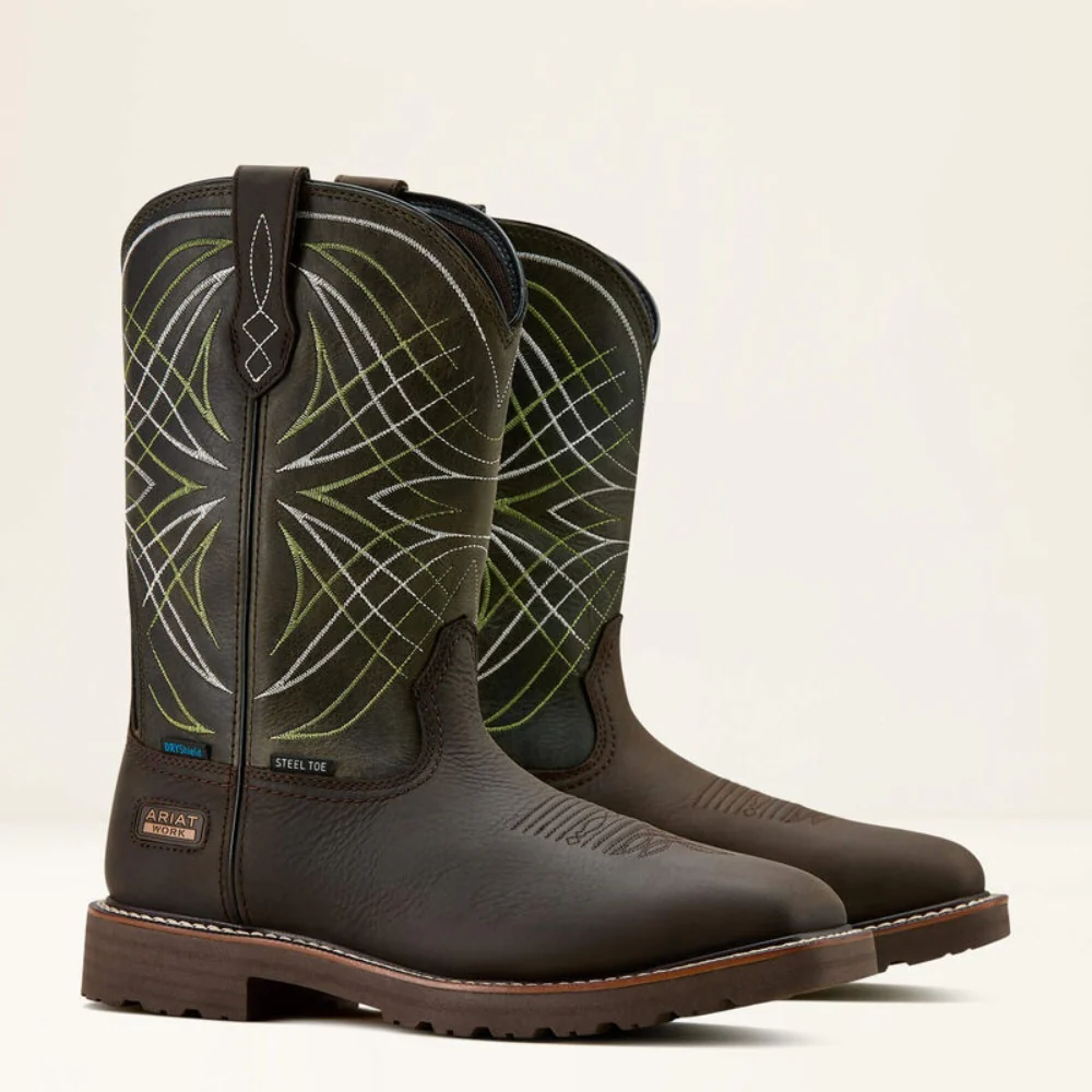 Ariat Mens Activator H2o Steel Toe Work Boots - 10060892