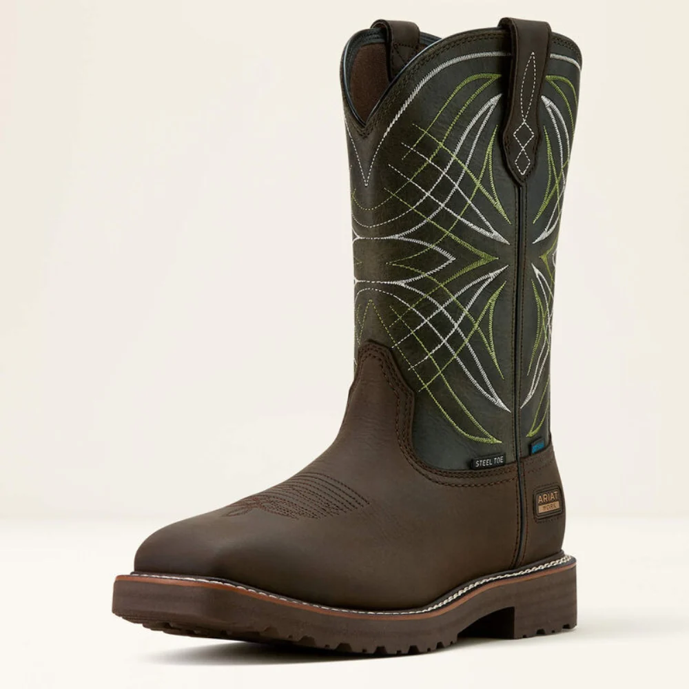 Ariat Mens Activator H2o Steel Toe Work Boots - 10060892 - Image 2