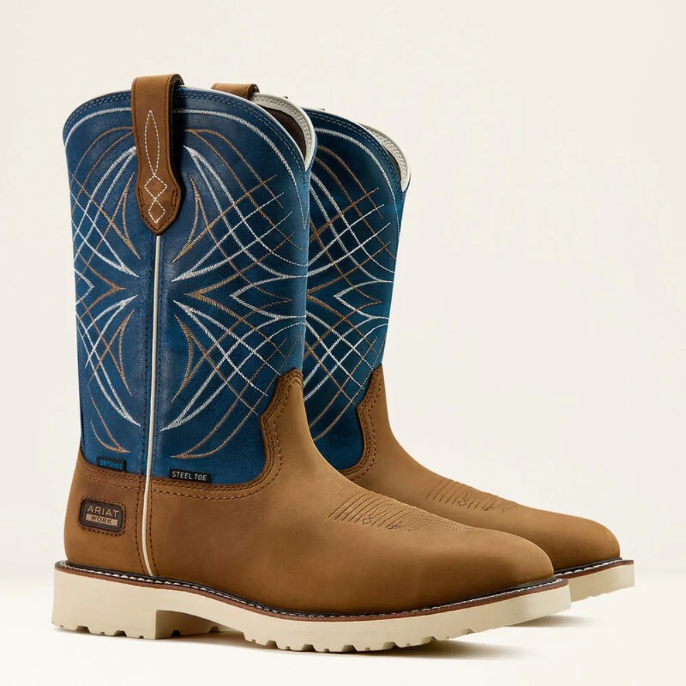 Ariat Mens Activator H2o Steel Toe Work Boots - 10060893