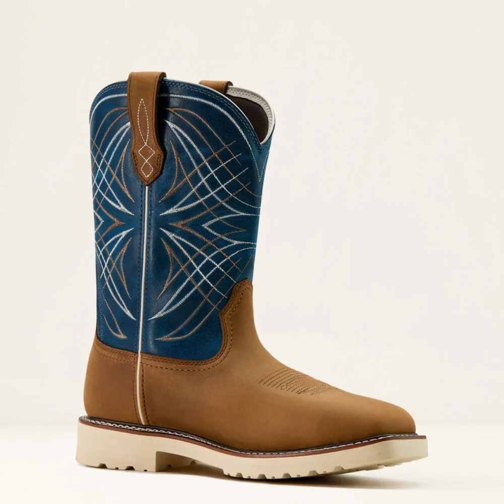 Ariat Mens Activator H2o Steel Toe Work Boots - 10060893 - Image 2