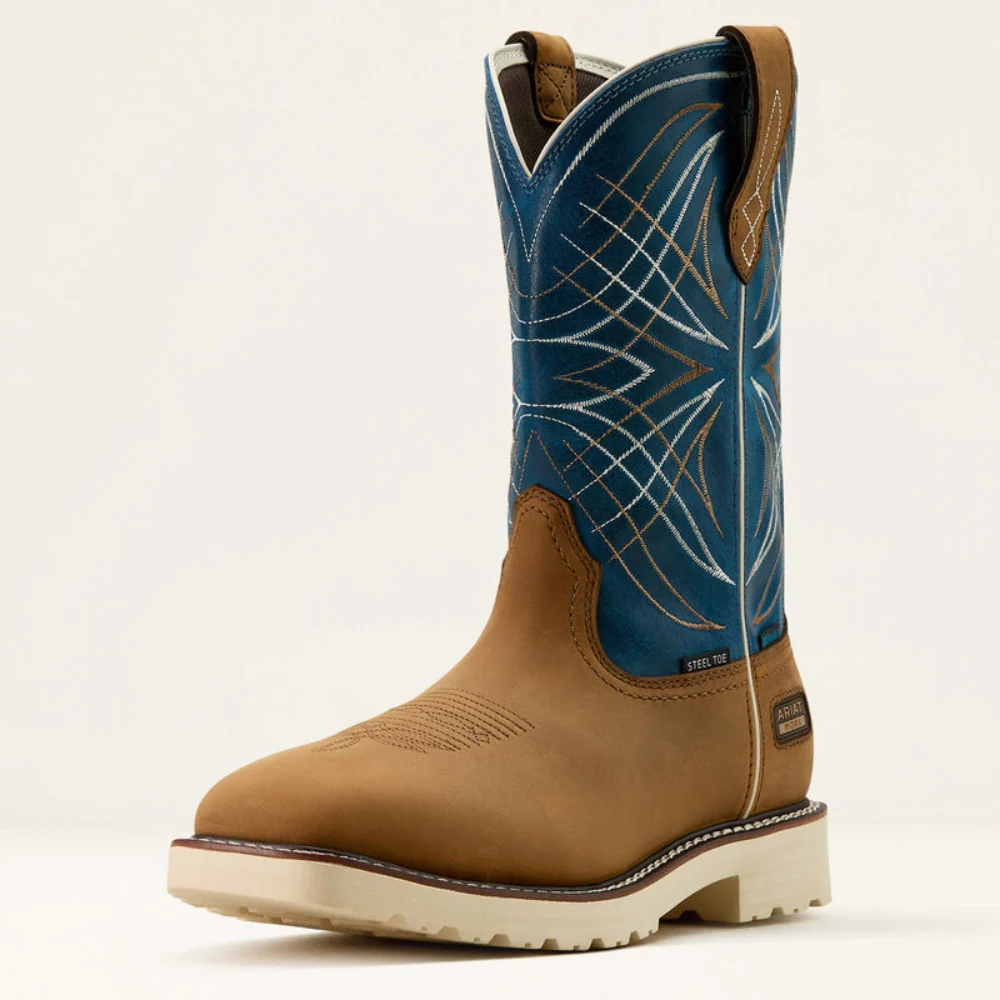 Ariat Mens Activator H2o Steel Toe Work Boots - 10060893 - Image 3