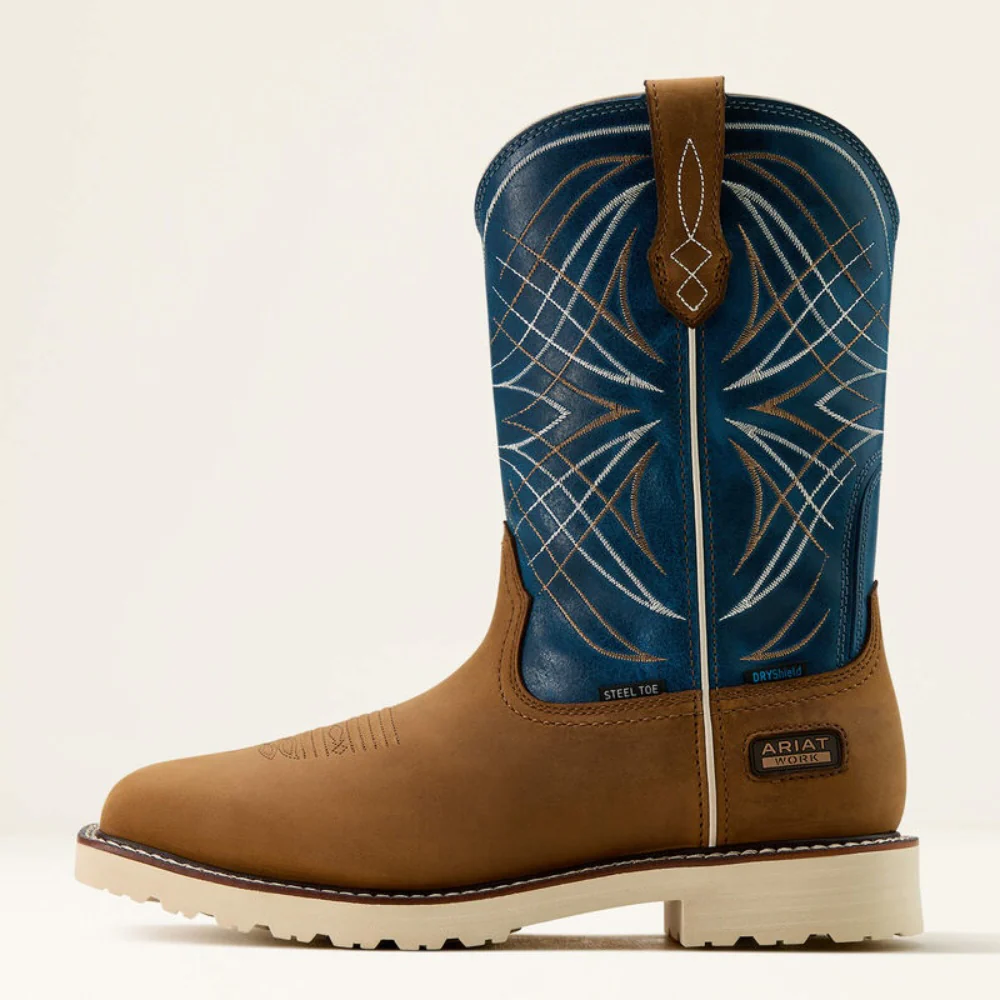 Ariat Mens Activator H2o Steel Toe Work Boots - 10060893 - Image 4