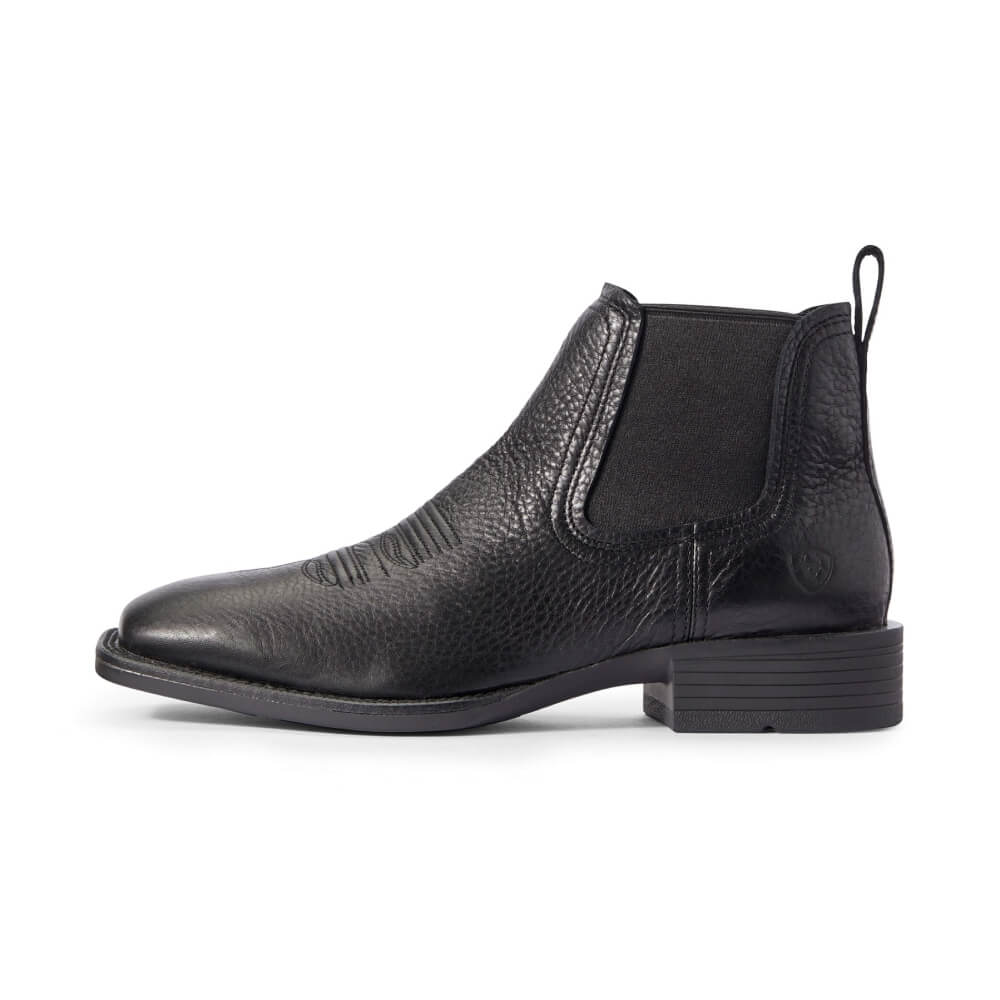 Ariat Mens Booker Ultra Ankle Western Boots - 10031453 - Image 3