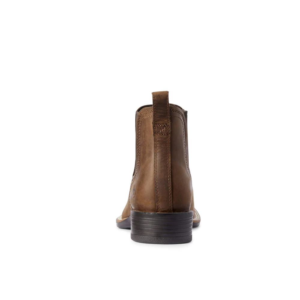 Ariat Mens Booker Ultra Ankle Western Boots - 10031452 - Image 3