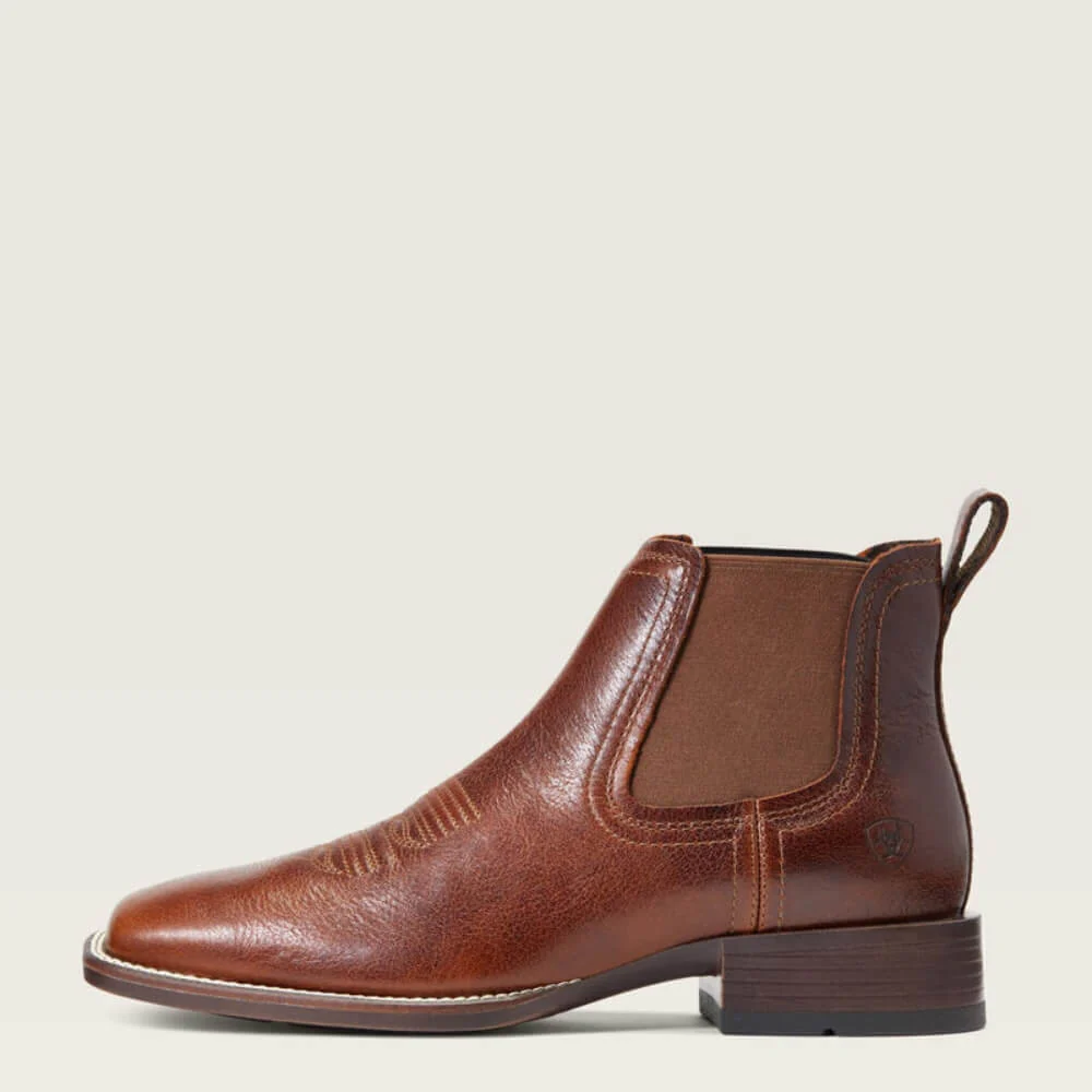 Ariat Mens Booker Ultra Royal Brown Western Boots - 10040289 - Image 4