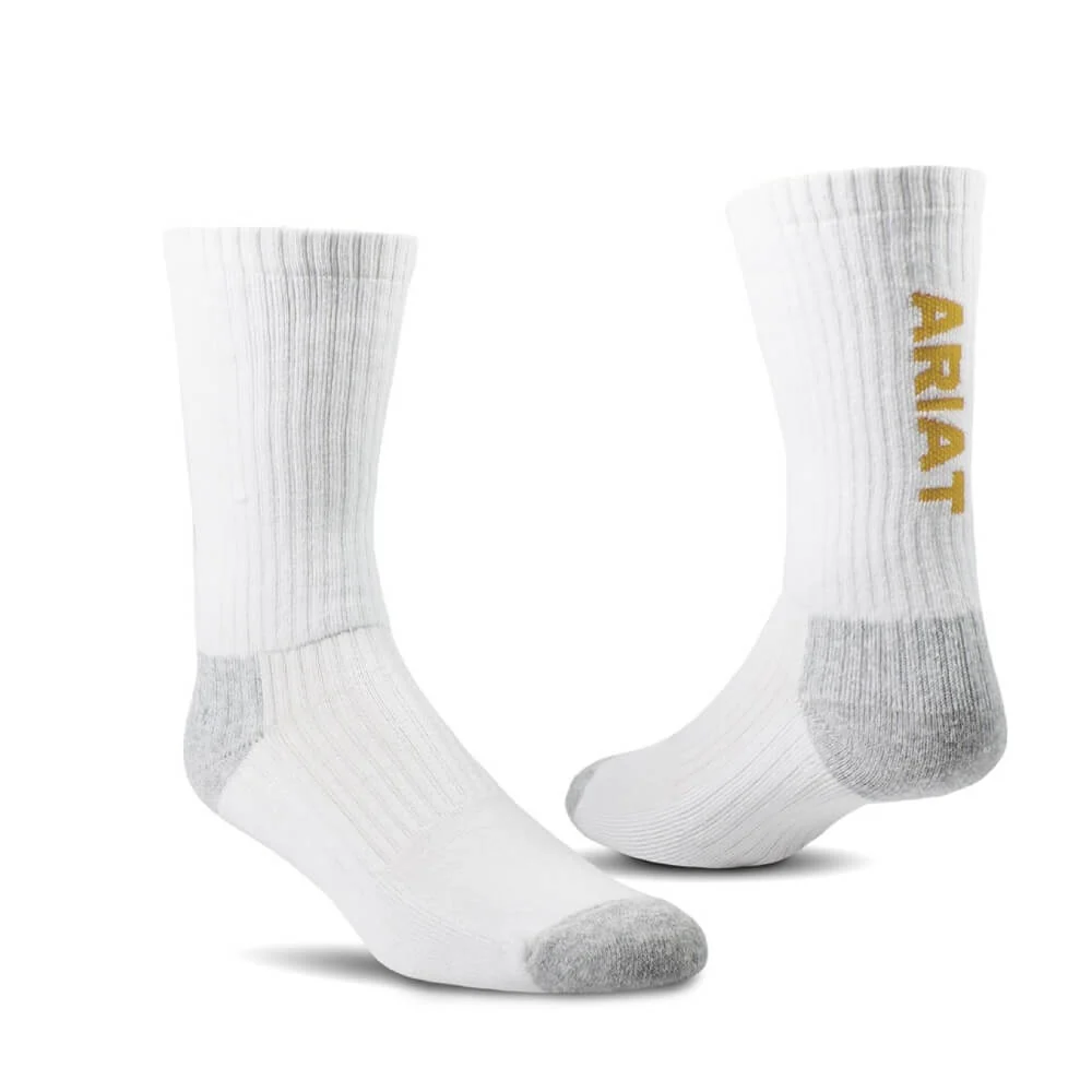 Ariat Mens Cotton Crew Socks - AR2239 - Image 3