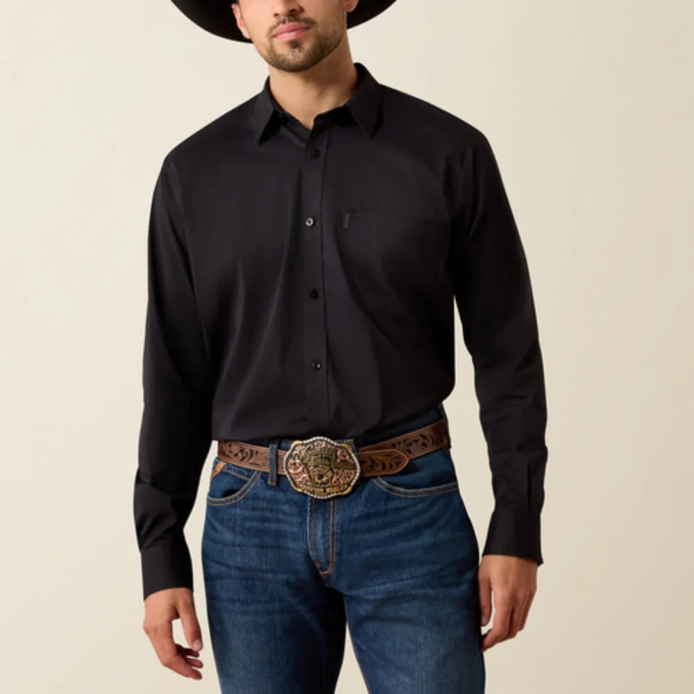 Ariat Mens Everything Classic Fit Shirt Black - 10071100