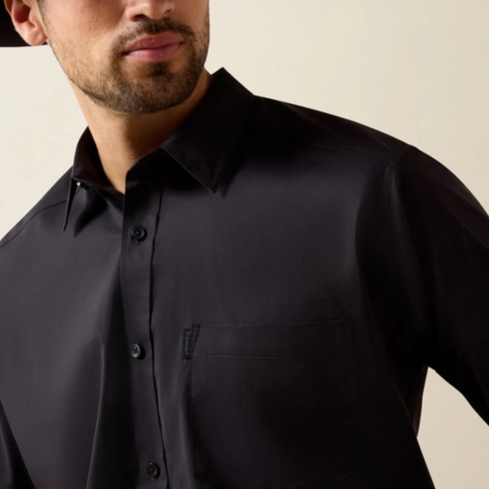 Ariat Mens Everything Classic Fit Shirt Black - 10071100 - Image 4