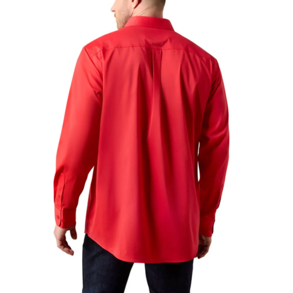 Ariat Mens Everything Classic Shirt Scarlet Red - 10072736 - Image 2