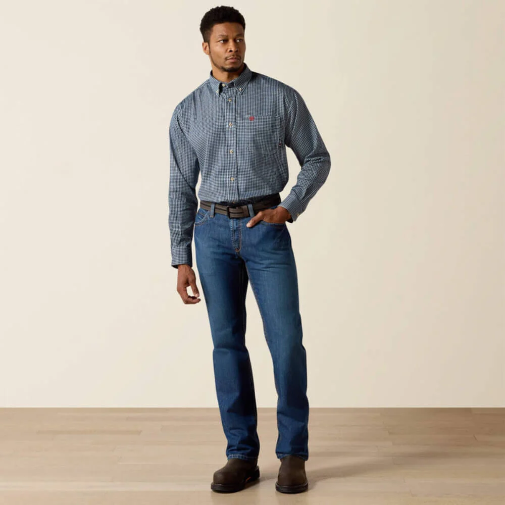 Ariat Mens FR Long Sleeve Work Shirt - 10013513 - Image 4