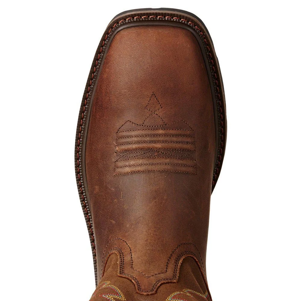 Ariat Mens Groundbreaker Steel Toe Western Work Boots - 10021108 - Image 4