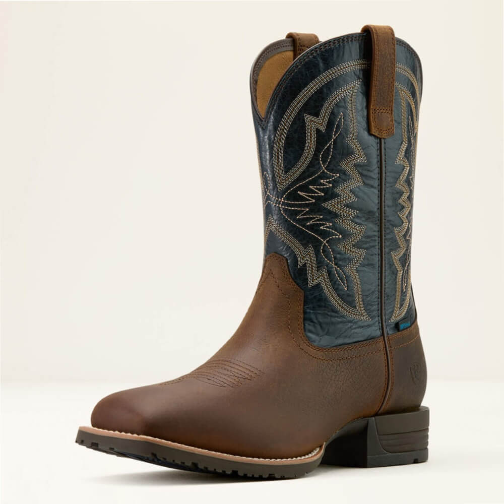 Ariat Mens Hybrid Ranchwork Cowboy Boots - 10061232 - Image 3