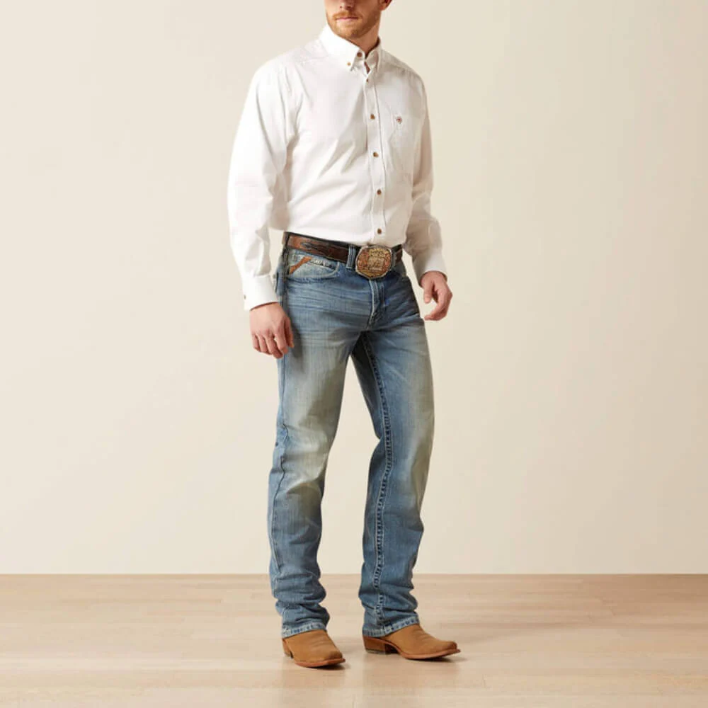Ariat Mens M2 Relaxed Stirling Stretch Bootcut Jeans Shasta - 10020942 - Image 3