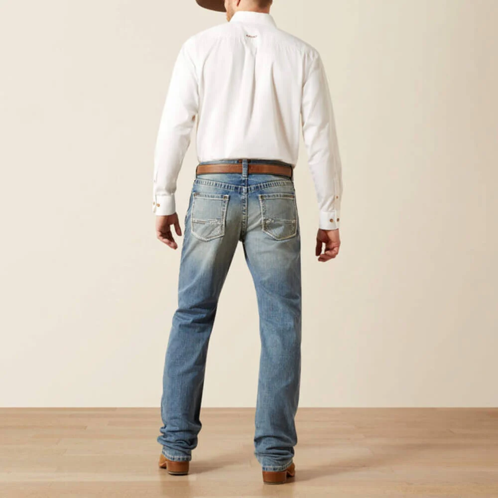 Ariat Mens M2 Relaxed Stirling Stretch Bootcut Jeans Shasta - 10020942 - Image 4
