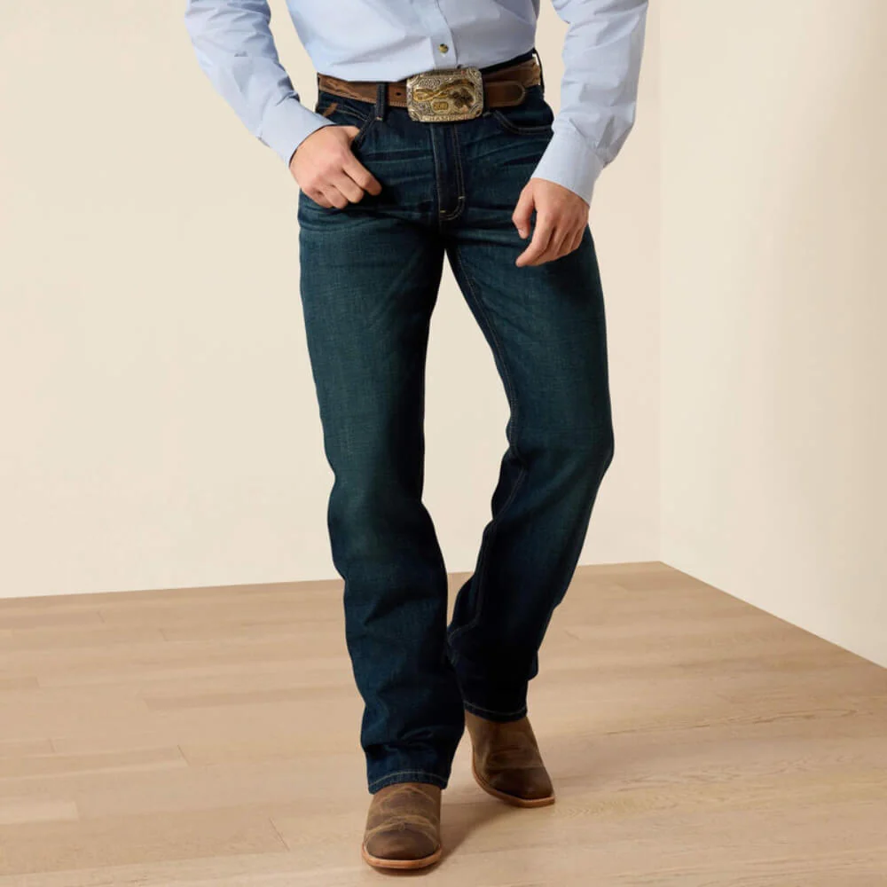 Ariat Mens M4 Low Rise Boot Cut Jeans - 10008402 - Image 4