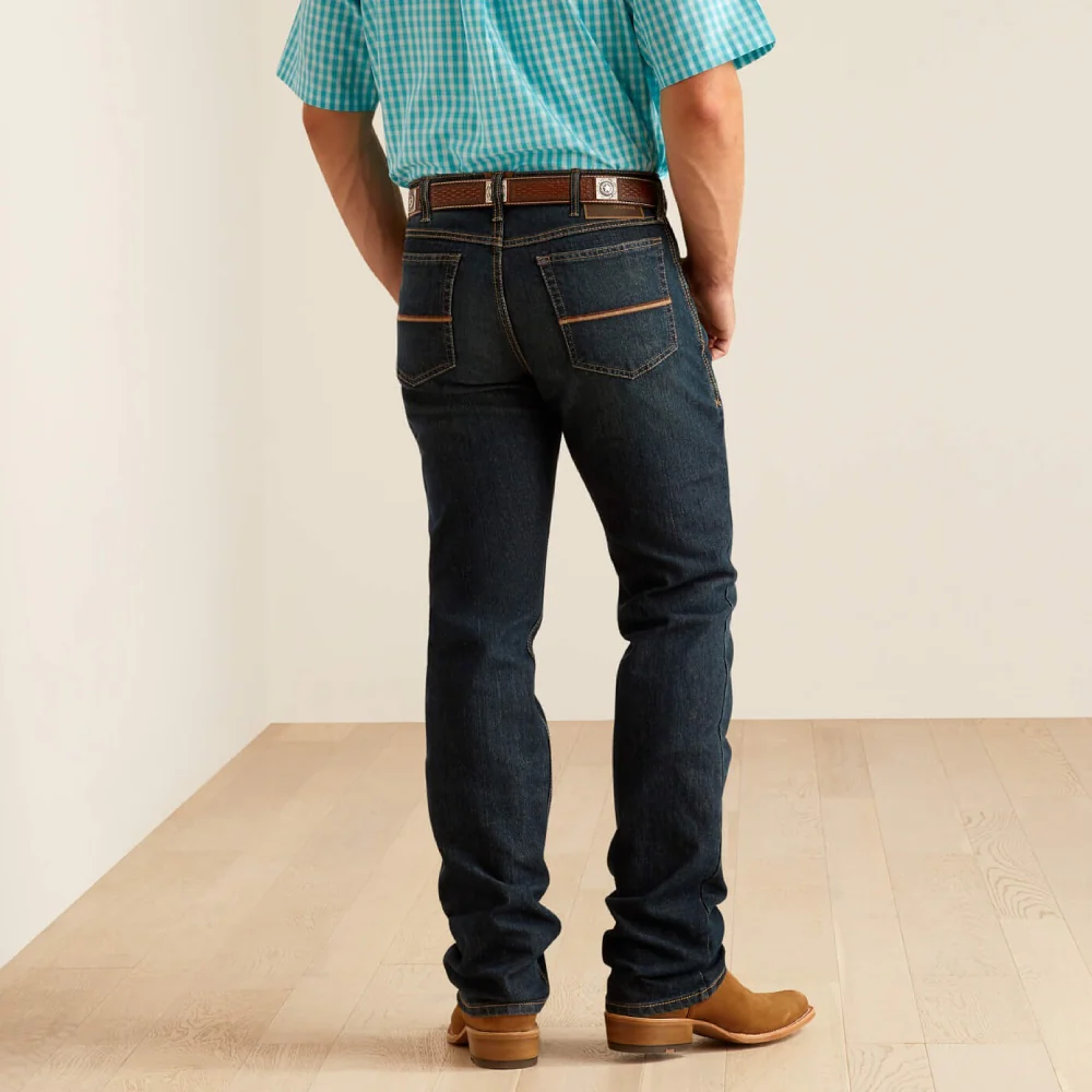 Ariat Mens M4 Ray Relaxed Bootcut Jeans - 10045372 - Image 2