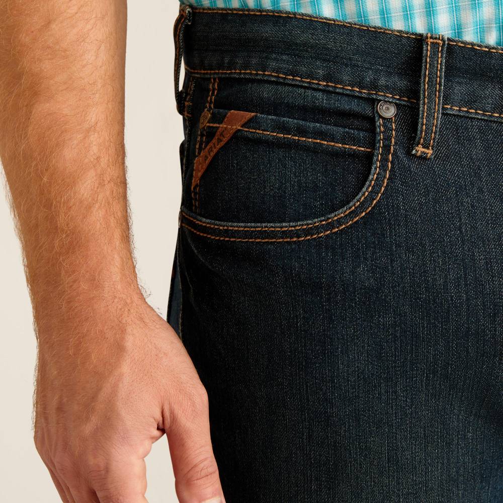 Ariat Mens M4 Ray Relaxed Bootcut Jeans - 10045372 - Image 3