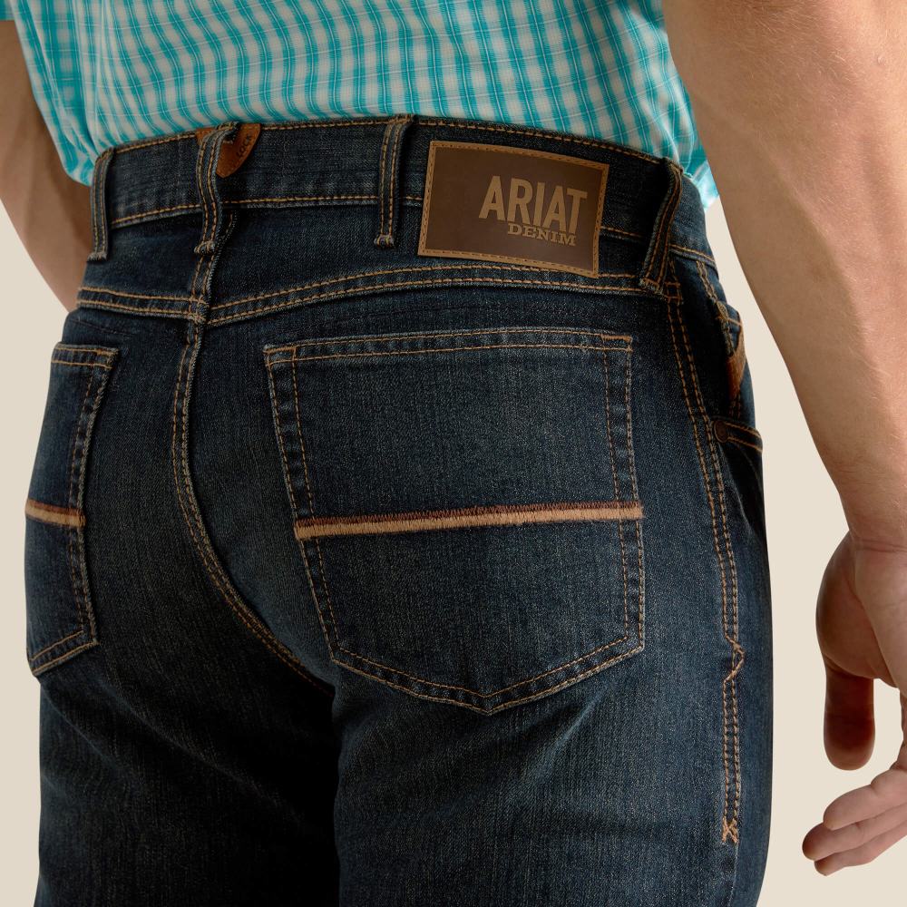 Ariat Mens M4 Ray Relaxed Bootcut Jeans - 10045372 - Image 4