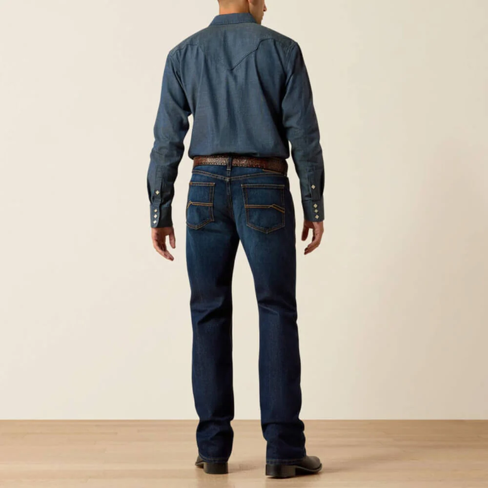 Ariat Mens M4 Relaxed Darian Boot Cut Jeans Sullivan - 10072947 - Image 3