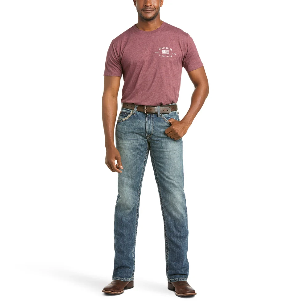 Ariat Mens M5 Slim Jeans - 10012703 - Image 3