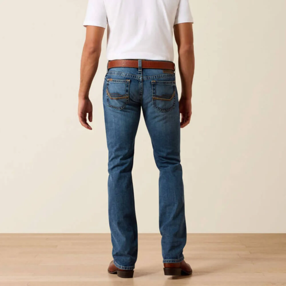 Ariat Mens M7 Slim Axel Straight Leg Jeans Livermore - 10072980 - Image 2