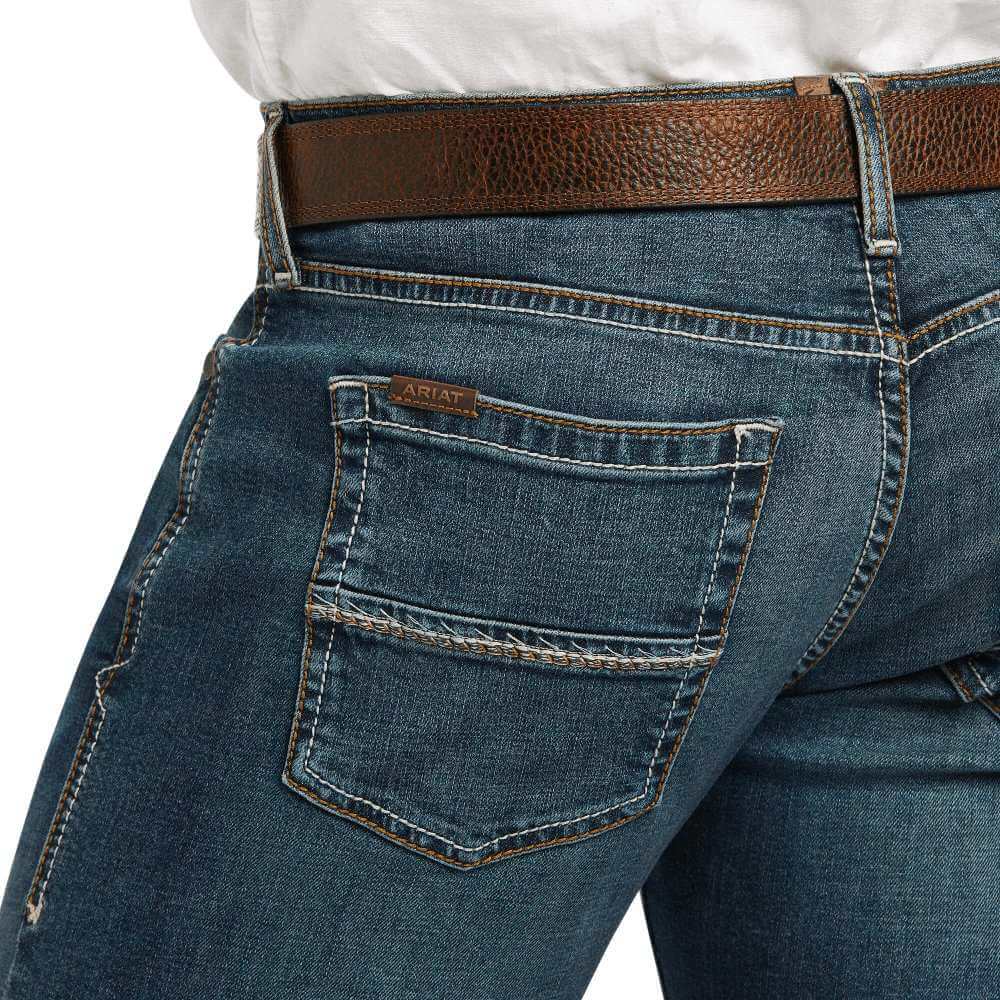 Ariat Mens M8 Modern TekStretch Sebastian Slim Leg Jeans - 10039625 - Image 4