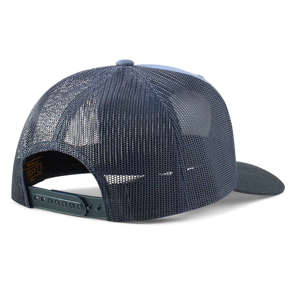 Ariat Mens Navy Leather Logo Patch Cap - A300065427 - Image 2