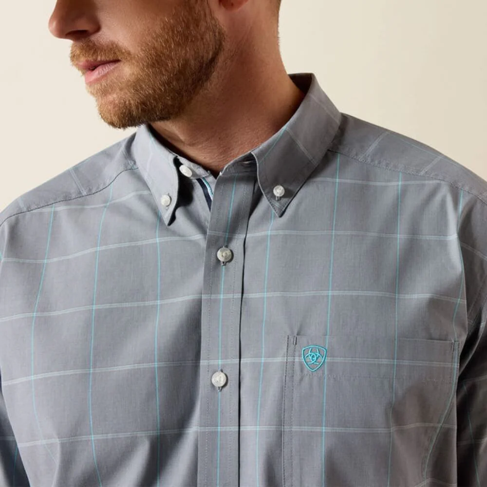 Ariat Mens Pro Series Percie Classic Fit Shirt Excalibur Plaid - 10071615 - Image 4