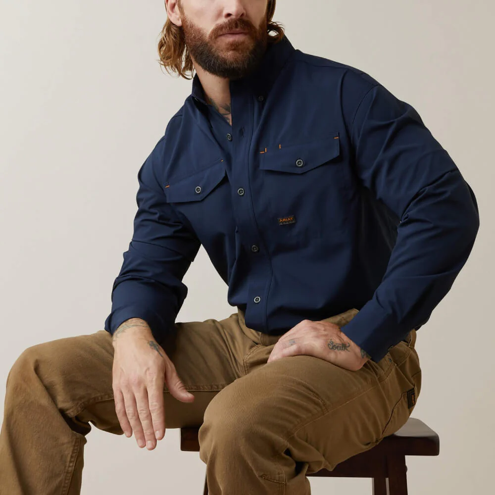 Ariat Mens Rebar VentTEK Work Shirt - 10043835