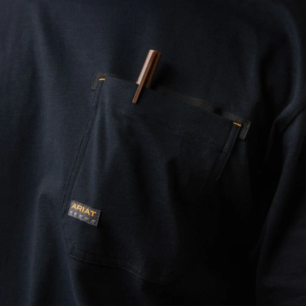 Ariat Mens Rebar Workman Born for this Work T-Shirt - 10043633 - Image 4