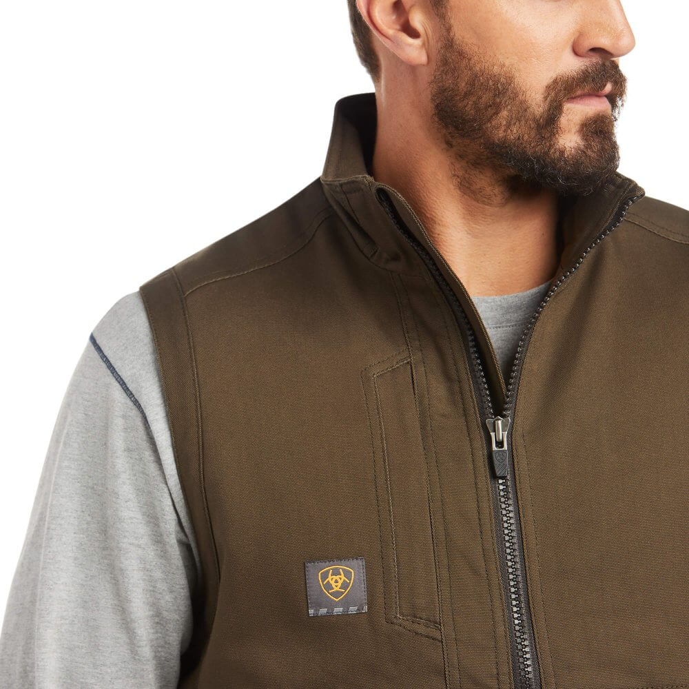 Ariat Mens Rebar Wren DuraCanvas Vest - 10027851 - Image 3