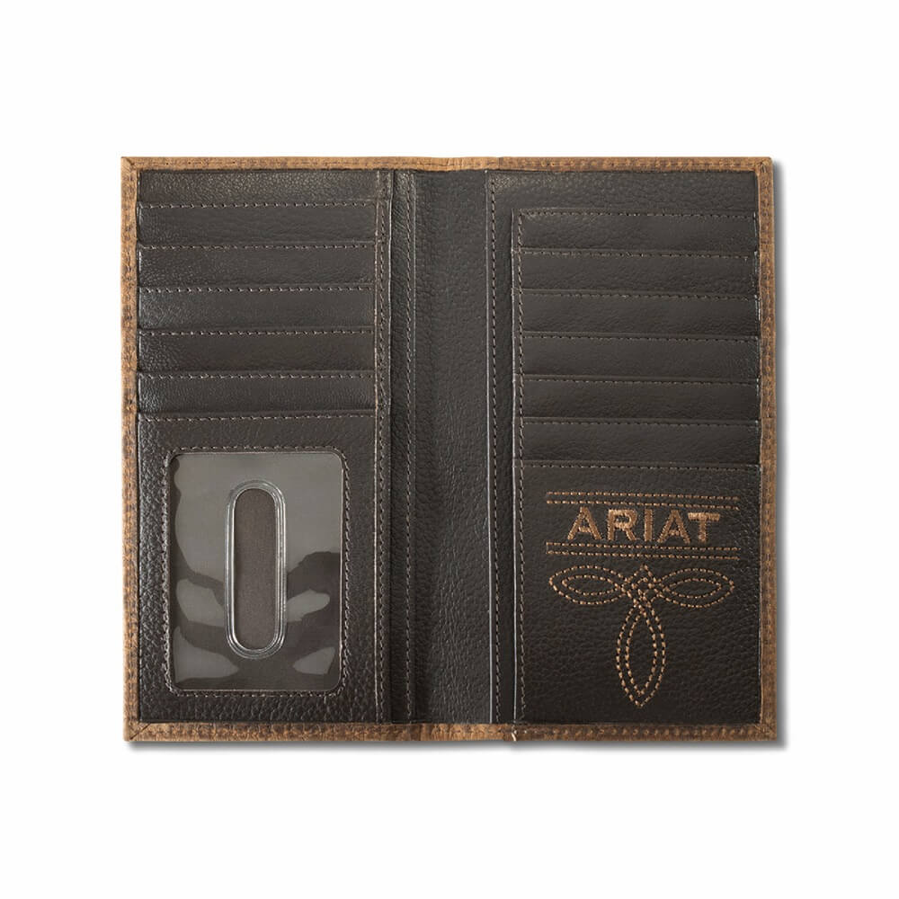 Ariat Mens Rodeo Style Wallet Brown - A3564702 - Image 2