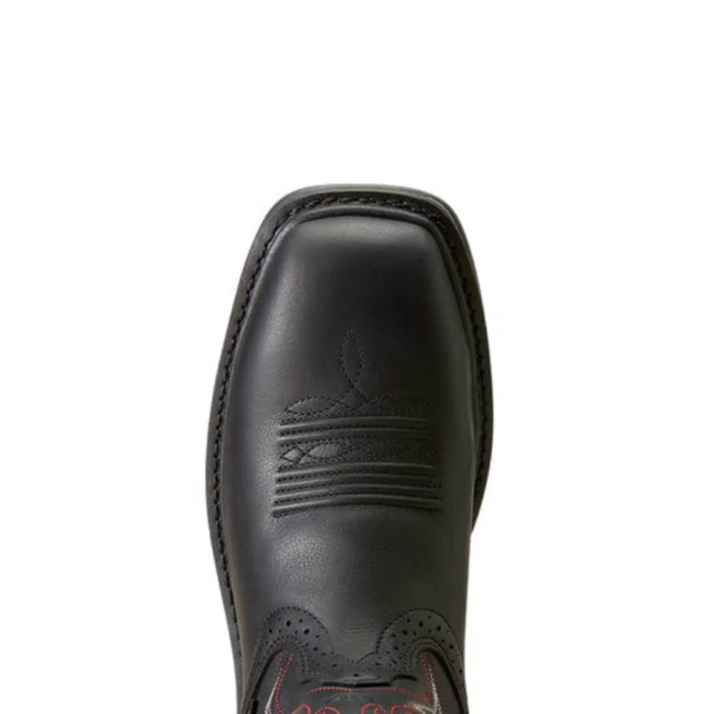 Ariat Mens Sierra Shock Shield Black Steel Toe Work Boots - 10046929 - Image 4