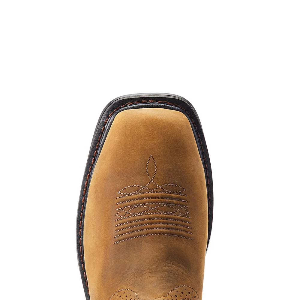 Ariat Mens Sierra Shock Shield Waterproof Western Steel Toe Work Boots - 10044544 - Image 3