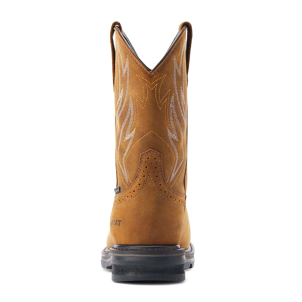 Ariat Mens Sierra Shock Shield Waterproof Western Steel Toe Work Boots - 10044544 - Image 4