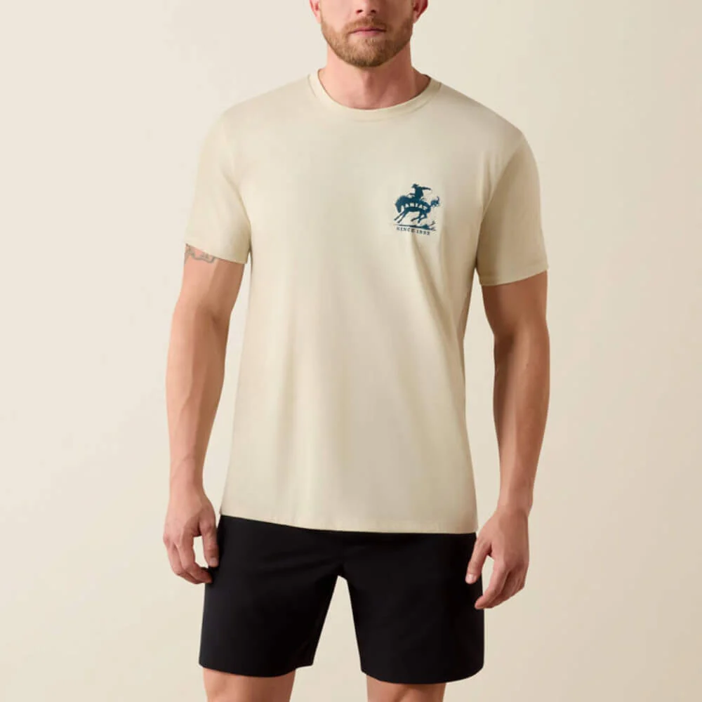 Ariat Mens Split Freedom Painted T-Shirt Natural - 10071200