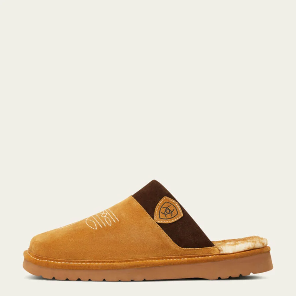 Ariat Mens Silversmith Chestnut Square Toe Slippers - AR2842-200 - Image 3