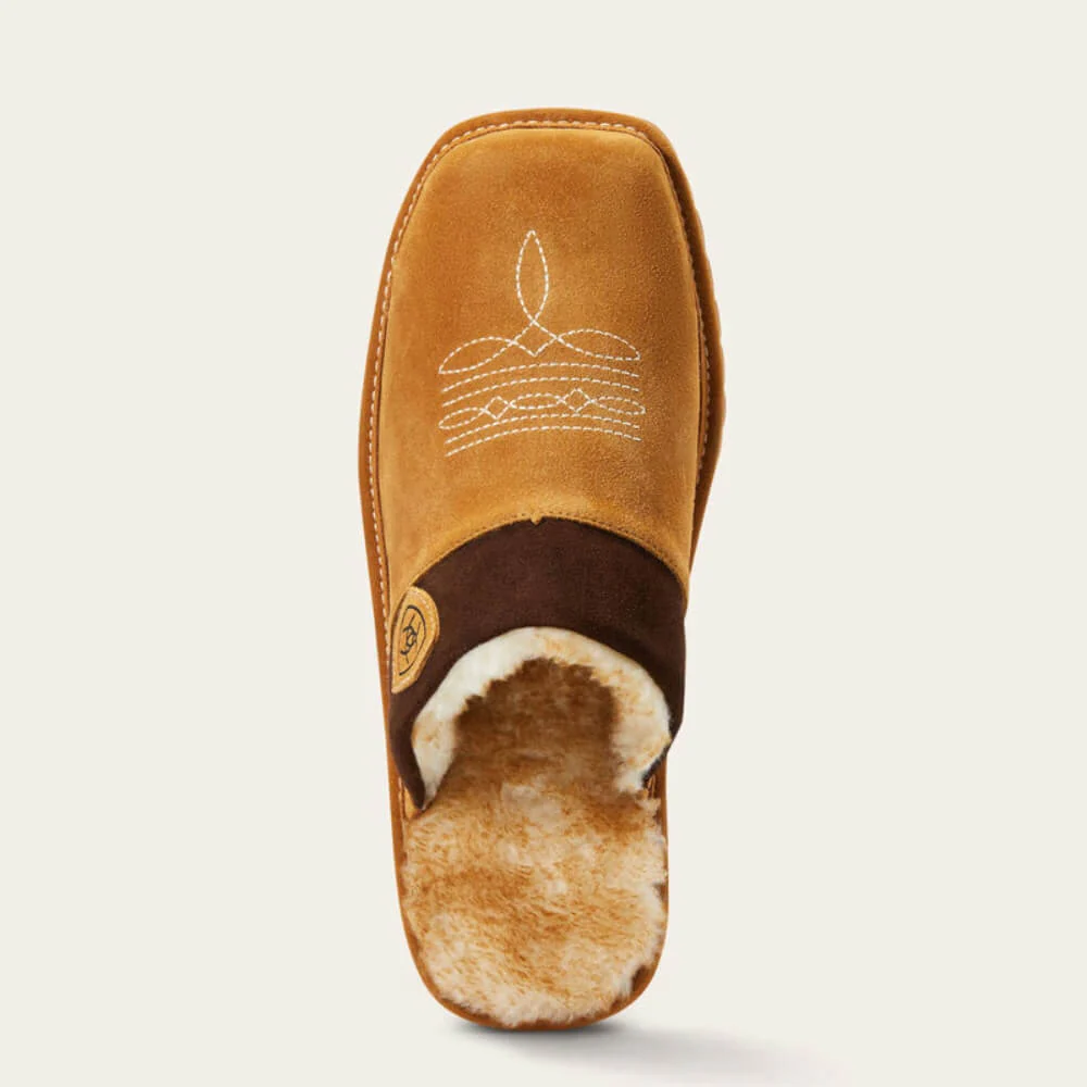 Ariat Mens Silversmith Chestnut Square Toe Slippers - AR2842-200 - Image 5