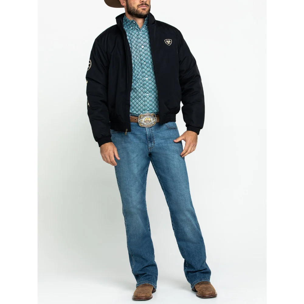 Ariat Mens Team Logo Black Concealed Carry Insulated Jacket - 10009945 - Image 2