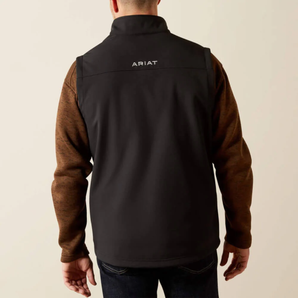 Ariat Mens Vernon Softshell Vest Black - 10062600 - Image 2
