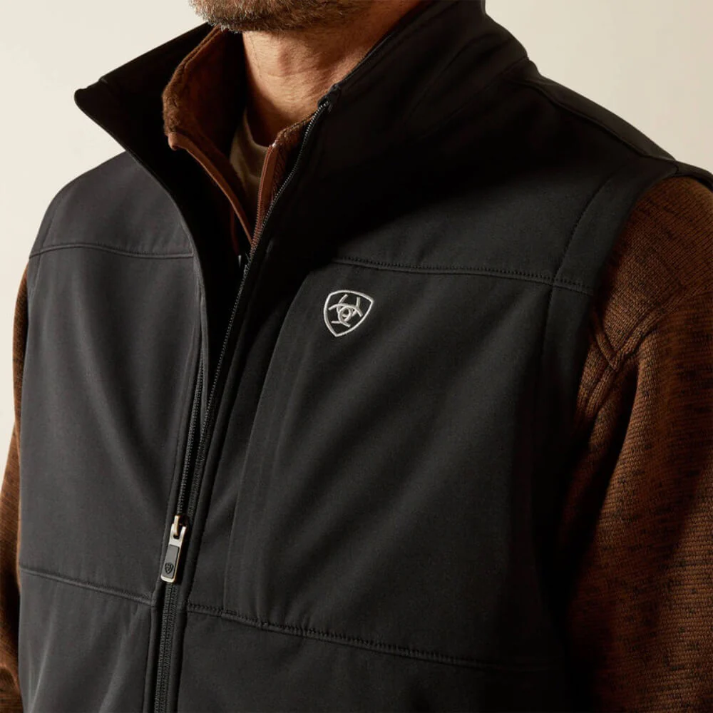 Ariat Mens Vernon Softshell Vest Black - 10062600 - Image 4