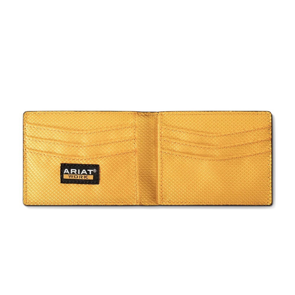 Ariat Mens Work Bifold Money Clip Wallet Black - A3400801 - Image 3