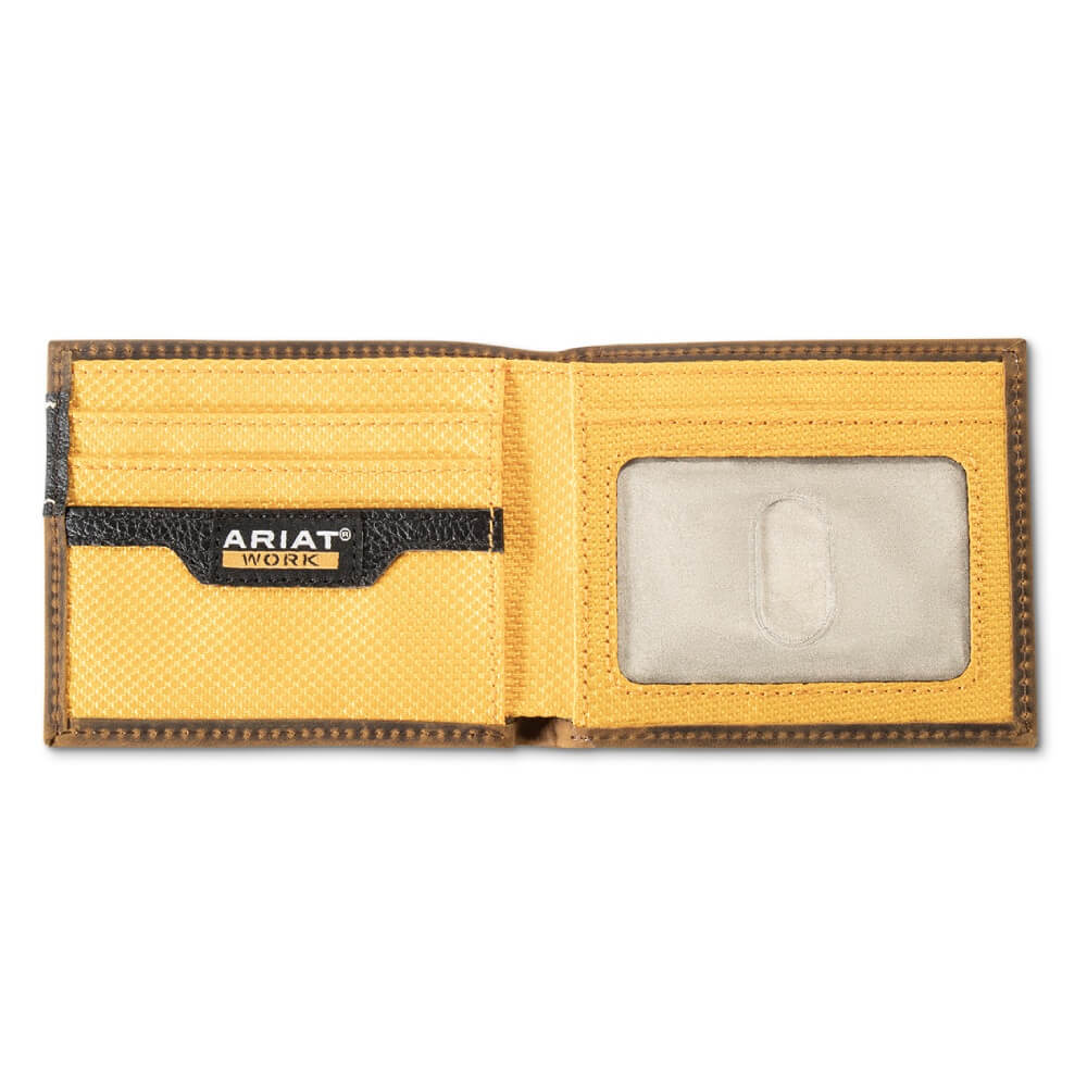 Ariat Mens Work Bifold Wallet Brown - A3400202 - Image 2