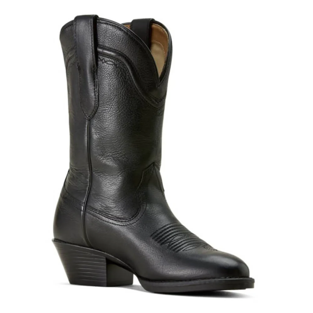Ariat Womens Easton Western Boots Black - 10074365 - Image 2