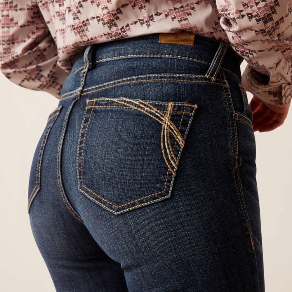 Ariat Womens High Rise Naz Slim Trouser Jeans Florida - 10047324 - Image 6