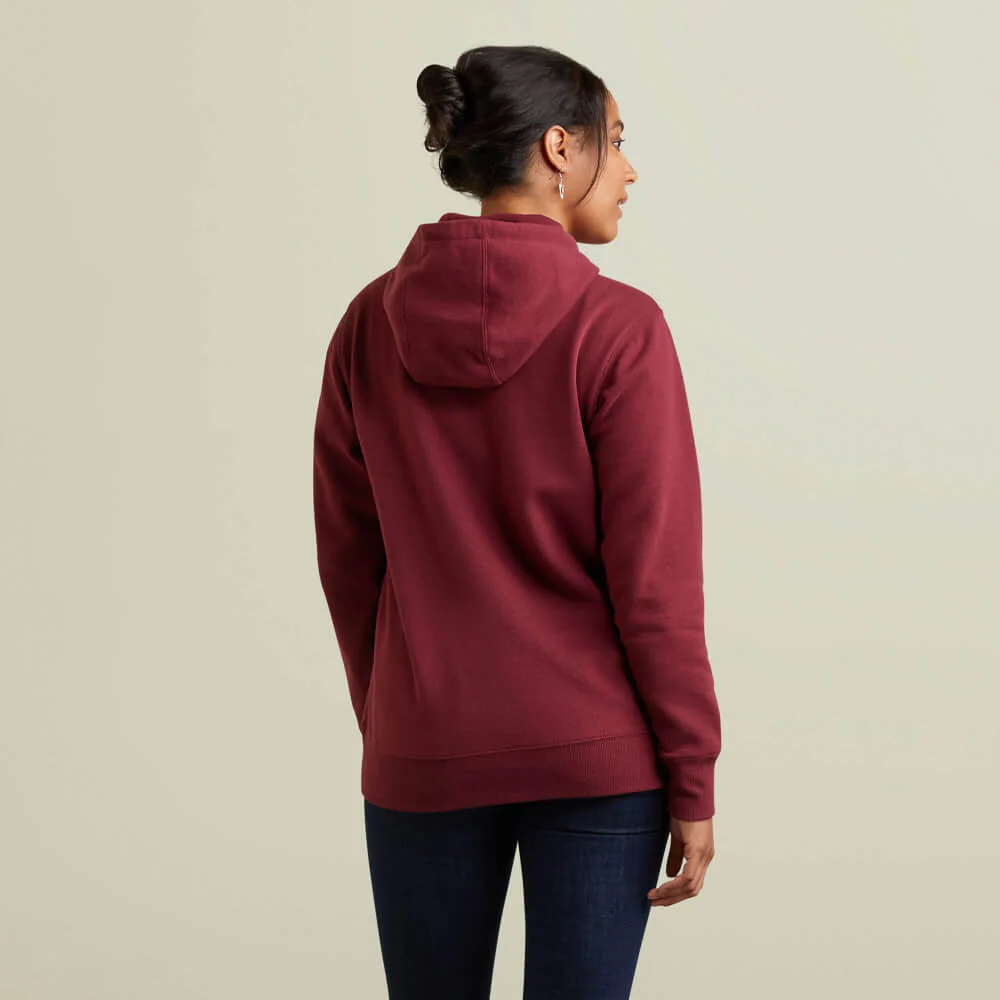Ariat Womens Logo Hoodie - 10040813 - Image 2