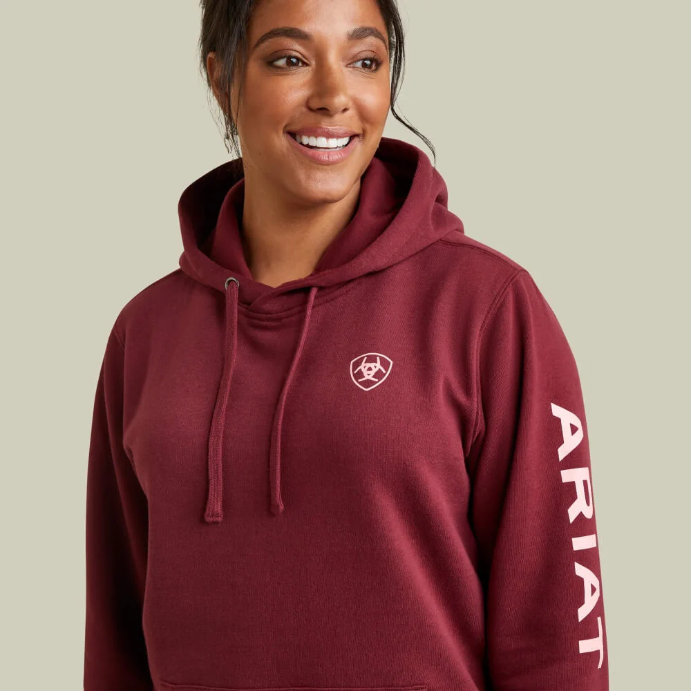 Ariat Womens Logo Hoodie - 10040813 - Image 3